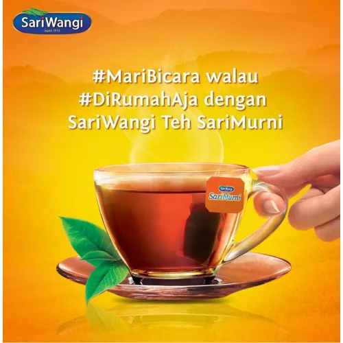 Vista 2 de Sari Wangi Sari Murni, té de vainilla indonesia, 25 unidades (paquete de 1)