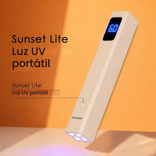 Vista 4 de Lámpara de uñas LED UV inalámbrica – Mini secador de uñas portátil para esmalte de gel, uñas a presión y gel constructor Luz de curación flash