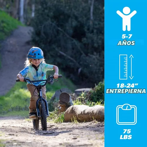 Vista 2 de STACYC Bicicleta de equilibrio eléctrica sin escobillas 16eDRIVE para niños de 5 a 7 años de edad