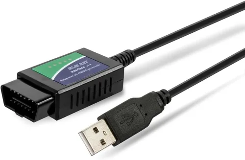 Vista 2 de ELM 327 USB del escáner de diagnóstico ELM327 V1.4 de OBD2 con el microprocesador PIC18F25K80