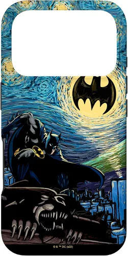 Vista 30 de DC Comics Batman Starry Night Style Painting Case para iPhone 17