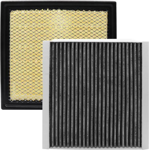 Vista 36 de Filtro de aire de cabina de motor de peine para Hyundai Accent 1.6L L4 2017 2016 2015 2014 2013 2012 Gris carbón