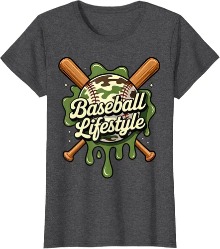 Vista 4 de Baseball Life Style 101 Apparel Youth Drip Baseball Boys Kid Camiseta