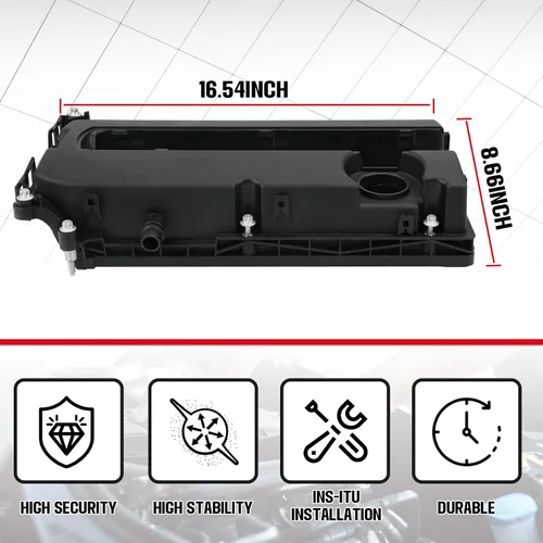 Vista 6 de SEINECA 55564395 Cubierta de válvula de motor con pernos de junta y tapa de aceite, compatible con Chevy Cruze 2011-2015, Sonic 2012-2018
