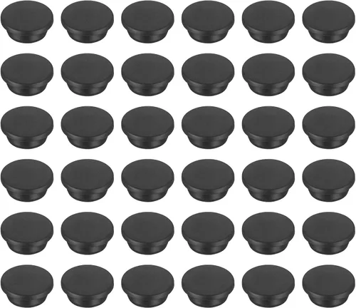 Vista 155 de MECCANIXITY - Tapones de silicona en forma de T (26mm, 1 pulgada de diámetro), color negro
