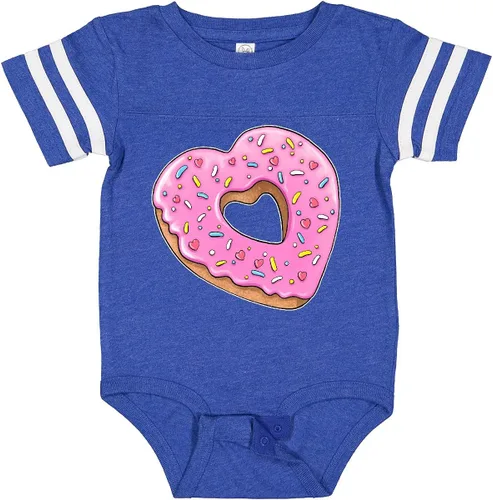 Vista 17 de inktastic Body de bebé con forma de corazón con glaseado rosa y chispas