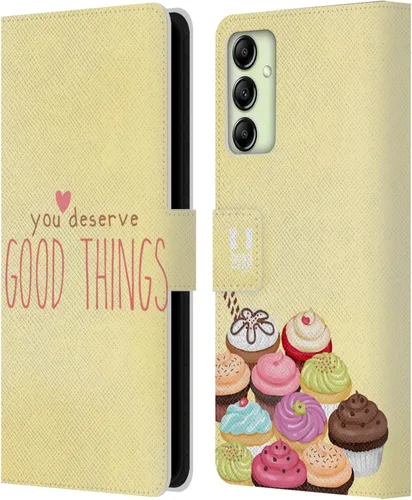 Vista 300 de Head Case Designs Assortment Cupcakes Happiness Leather Wallet Case Compatible with Samsung Galaxy A07 4G Surtido