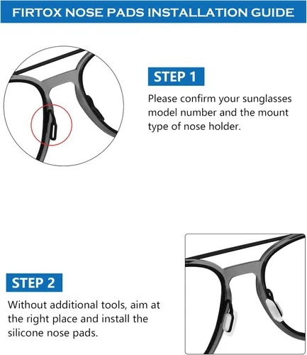 Vista 4 de 2 Pair Replacement Nosepieces Nose Pads for Costa Del Mar