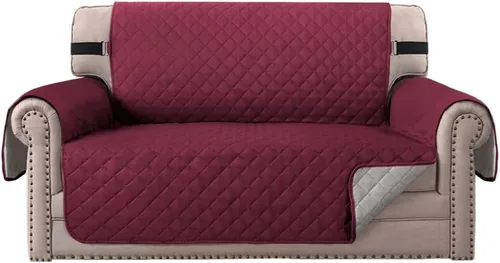 Vista 54 de MIFXIN Funda reversible para sofá, impermeable, antideslizante, lavable, con correa elástica, protector de muebles para mascotas, perros y niños