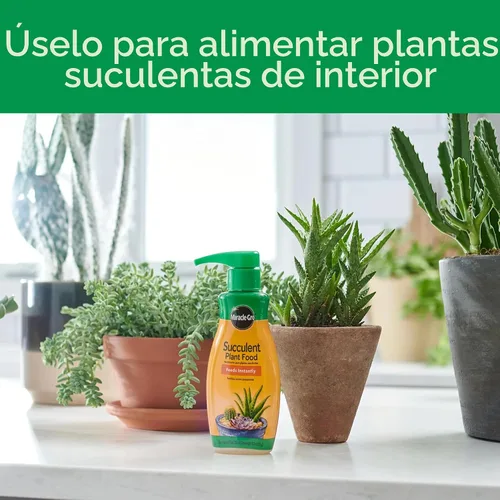 Vista 4 de Miracle-Gro Alimento para plantas suculentas, 8 onzas, para suculentas incluyendo cactus, jade y aloe