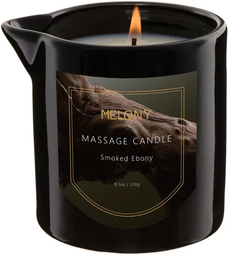Vista 12 de MELONY Vela de masaje de lujo, hidratante, velas de aceite corporal para relajación muscular, spa en casa, 8.1 onzas (canela de manzana) Vela