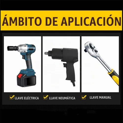 Vista 3 de BESULEN Juego de llaves de tuerca de llanta de 6+7 puntas, kit de 2 piezas para quitar el bloqueo de rueda del automóvil, 6 puntas para diámetro