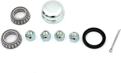 Vista 8 de Kits de rodamientos de cubo de remolque, 4 pernos en cubo circular de 4 pulgadas, apto para eje de 2,000 libras, con rodamientos de diámetro