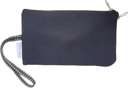 Vista 15 de Tainada Bolso de mano para teléfono para mujer, con doble cremallera, cartera para iPhone 15 Pro Max, 15 Plus, Samsung S23+ Azure Blue