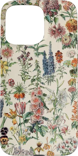 Vista 31 de Cute Flowers Vintage Botanical Flower Illustration Case for iPhone 17