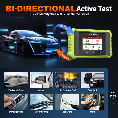 Vista 6 de LAUNCH Creader Elite X500 for BMW OBD2 Scanner, Full System Diagnostic Tool