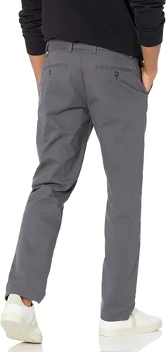 Vista 2 de Tienda Essentials Men's Slim-Fit Wrinkle-Resistant Flat-Front Chino Pant