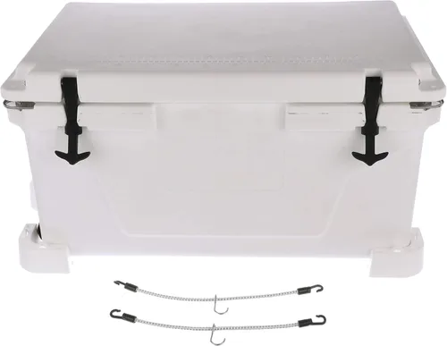 Vista 6 de Attwood 14137-7 Cooler Mounting Kit, 4 Corner Pieces, 2 Quick-Connect Stretch Straps, Corrosion-Resistant