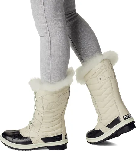 Vista 4 de SOREL Tofino II - Botas de invierno con aislamiento impermeable y cuello de piel sintética para mujer