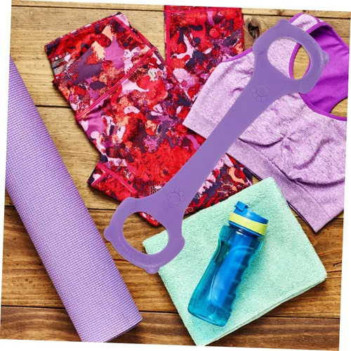 Vista 4 de Tensor de yoga multifunción Bandas de estiramiento Banda de resistencia elástica Expansor de pecho Ejercicio Herramienta de fitness portátil
