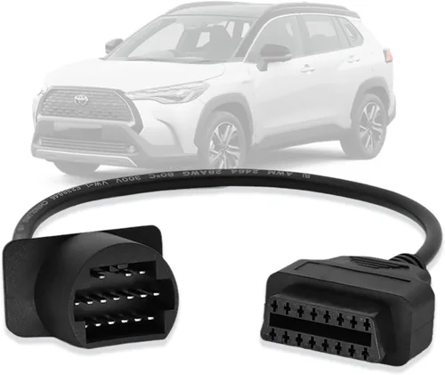 Vista 17 de Cable Adaptador OBD1 a OBD2 Compatible con Conector de 3 Pines para Honda, Adaptador de 3 Pines OBD1 a 16 Pines OBD2 para Vehículos Antiguos