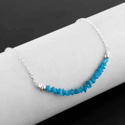 Vista 23 de Gempires - Collar de barra de chips naturales, cristales curativos de energía, regalo de cumpleaños, regalo para ella, joyería de piedras preciosas