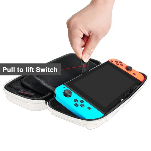 Vista 44 de daydayup Switch Carrying Case Compatible with Nintendo Switch 2, with 24 Games Cartridges Protective Hard Shell Travel Carrying Case Pouch for