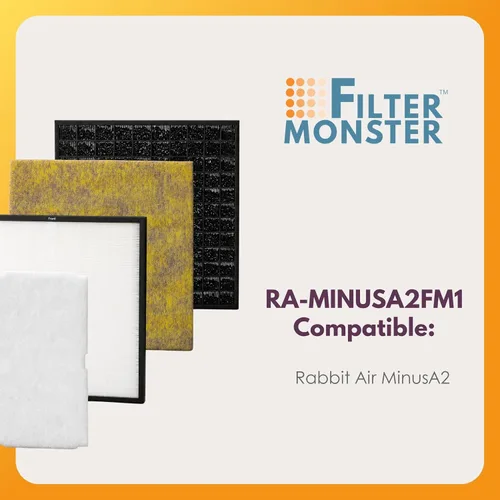 Vista 3 de Filter-Monster - Kit de repuesto de filtro compatible con Rabbit Air