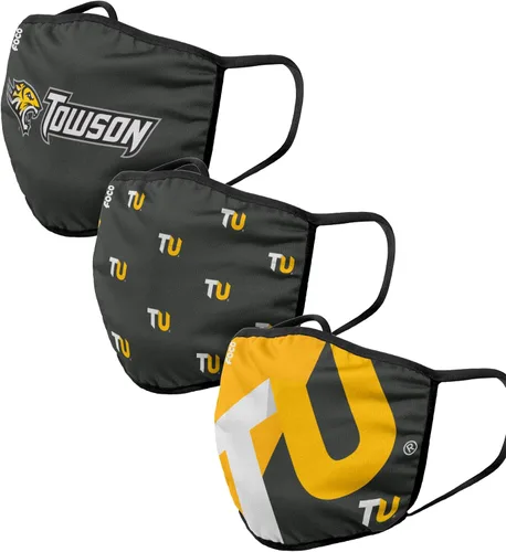 Vista 89 de FOCO - Cubrebocas universitario de la NCAA para adultos (unisex, 3 unidades)