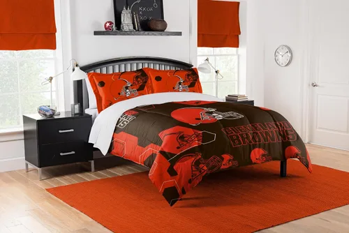 Vista 55 de Northwest NFL Unisex-Adult Comforter and Sham Set Safety