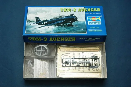 Vista 3 de Trumpeter 1/32 TBM3 Avenger Avión