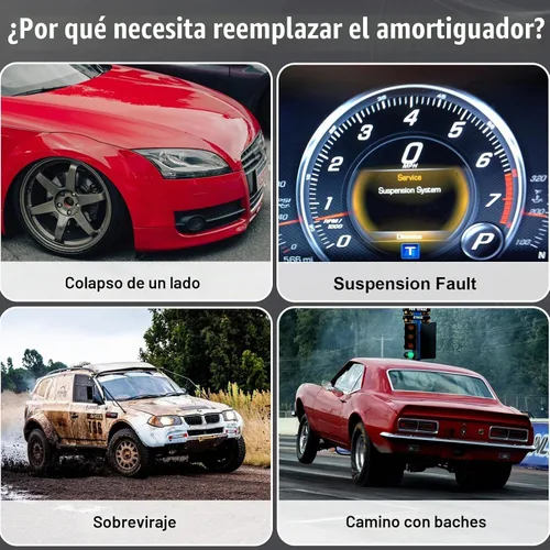 Vista 6 de Par de amortiguadores traseros para Lexus GX470 2003-2009