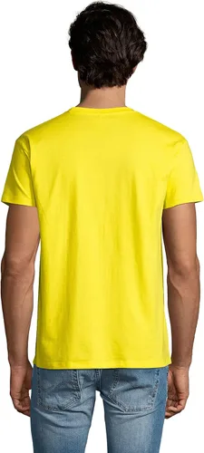 Vista 5 de Men's Graphic T-Shirt and Travel to Saitama Short Sleeve Tee-Shirt Vintage Birthday Gift Novelty Tshirt Lemon XXL