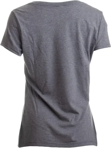 Vista 2 de Camisetas divertidas para mujer, con frase sarcástica y con cuello en V