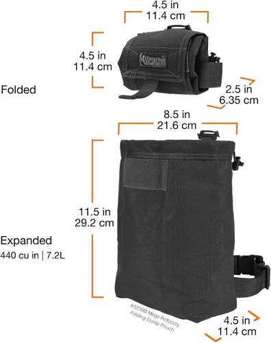 Vista 2 de Maxpedition Bolsa con tapa grande, para llevar accesorios de caza, tiro, o lavandería en viaje.