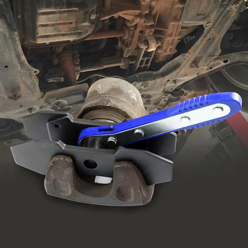 Vista 2 de JoyFans - Juego de herramientas de compresión de pinza de freno, herramienta de trinquete de pistón de disco cuádruple automotriz, herramienta