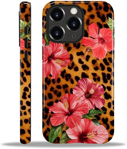 Vista 7 de Funda para iPhone 11, resistente híbrida 2 en 1, protección completa contra golpes con acabado brillante, diseño de collage de tela a cuadros
