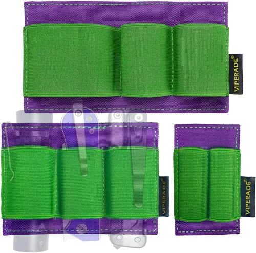 Vista 22 de VIPERADE PL6 Organizador modular EDC táctico, panel de bolsa de inserción elástica con soporte de gancho para accesorios, accesorio para mochila