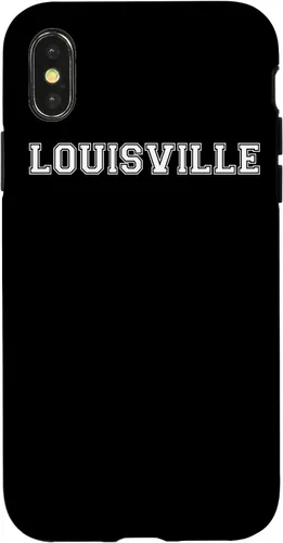 Vista 5 de iPhone 16 College University style Louisville Kentucky Sports Fan Case