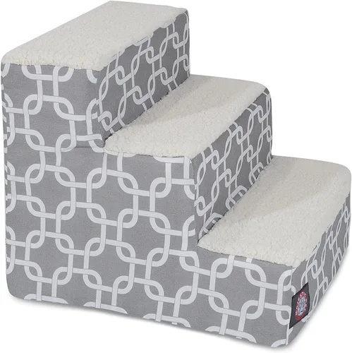 Vista 44 de Majestic Pet - Escaleras portátiles para mascotas suave escalón de espuma de sherpa escalones para perros y gatos rampa para cachorros