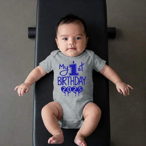 Vista 43 de Reaxion Traje de cuerpo entero hecho a mano para bebé niño y niña, mi primer cumpleaños 2024