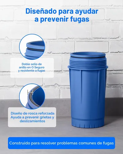 Vista 4 de Waterdrop WHF2E-FC Sistema de filtro de agua para toda la casa para agua