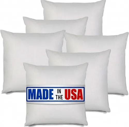 Vista 15 de MSD Relleno de almohada de 16 x 16 pulgadas, hipoalergénico, forma cuadrada, relleno estándar de poliéster blanco, relleno de almohada europea