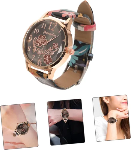 Vista 7 de SOESFOUFU Reloj de pulsera blanca para mujer, correa de cuero para niñas, relojes de pulsera para hombre, reloj digital para mujer