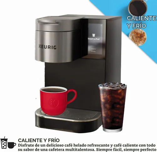 Vista 5 de Keurig K-2550 - Cafetera de una sola porción para empresas medianas, plomada, plata/negro