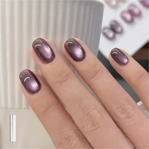 Vista 55 de GAOY Esmalte de uñas de gel Brown Cat Eye, 4629 azul ámbar, 0.5 fl oz Ámbar azul
