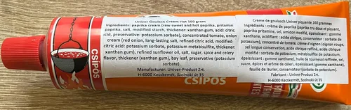 Vista 2 de Univer Goulash Cream Pasta húngara caliente (5.64 oz)