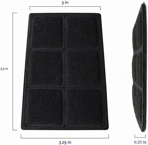 Vista 3 de Filtros de carbón premium para cuencos para beber, paquete de 10