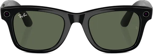 Vista 17 de Ray-Ban Meta (Gen 1), Wayfarer, Large Matte Black Smart AI Glasses for Men, Women — 12 MP Camera, Open-Ear Speakers, Video Recording, Bluetooth