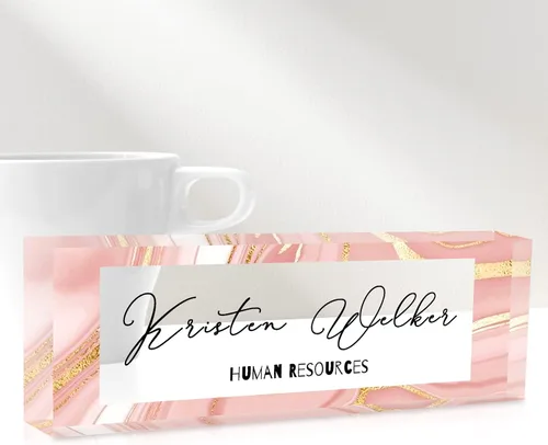 Vista 42 de Gowelly Placa de nombre personalizada para escritorio de oficina, placas de nombre personalizadas para escritorio, regalos personalizados
